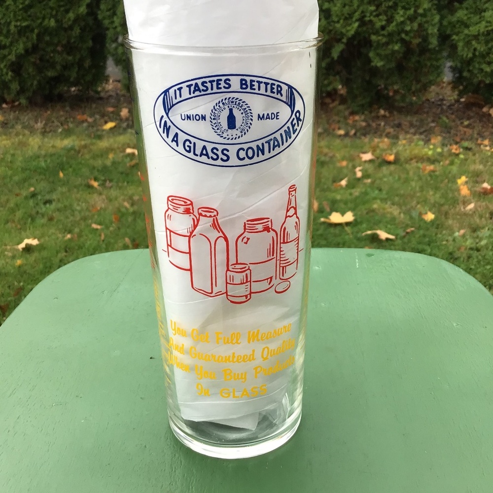 Vintage Libbey Union Made Measuring Glass Cocktail Mixing Barware